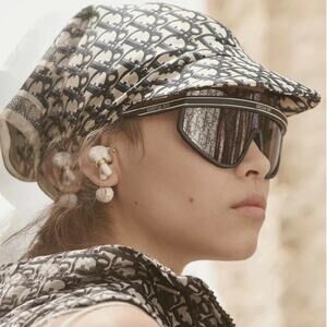 New! Dior Club M2U 31B8 Sunglasses, Monogram Lenses, Authentic!